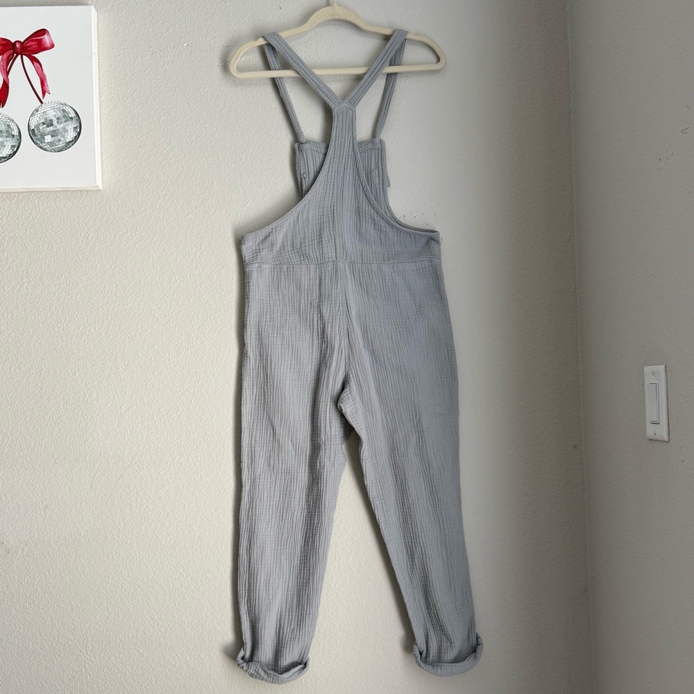 Aerie 100% Cotton Full-length Overall Grey - Picture 3 of 5
